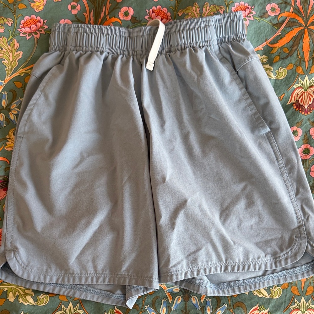 Boys Light blue Athletic Drawstring Shorts